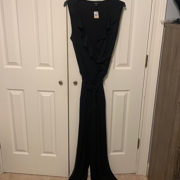 Alfani Ruffled Wide Leg Jumpsuit - Picture 2 of 8